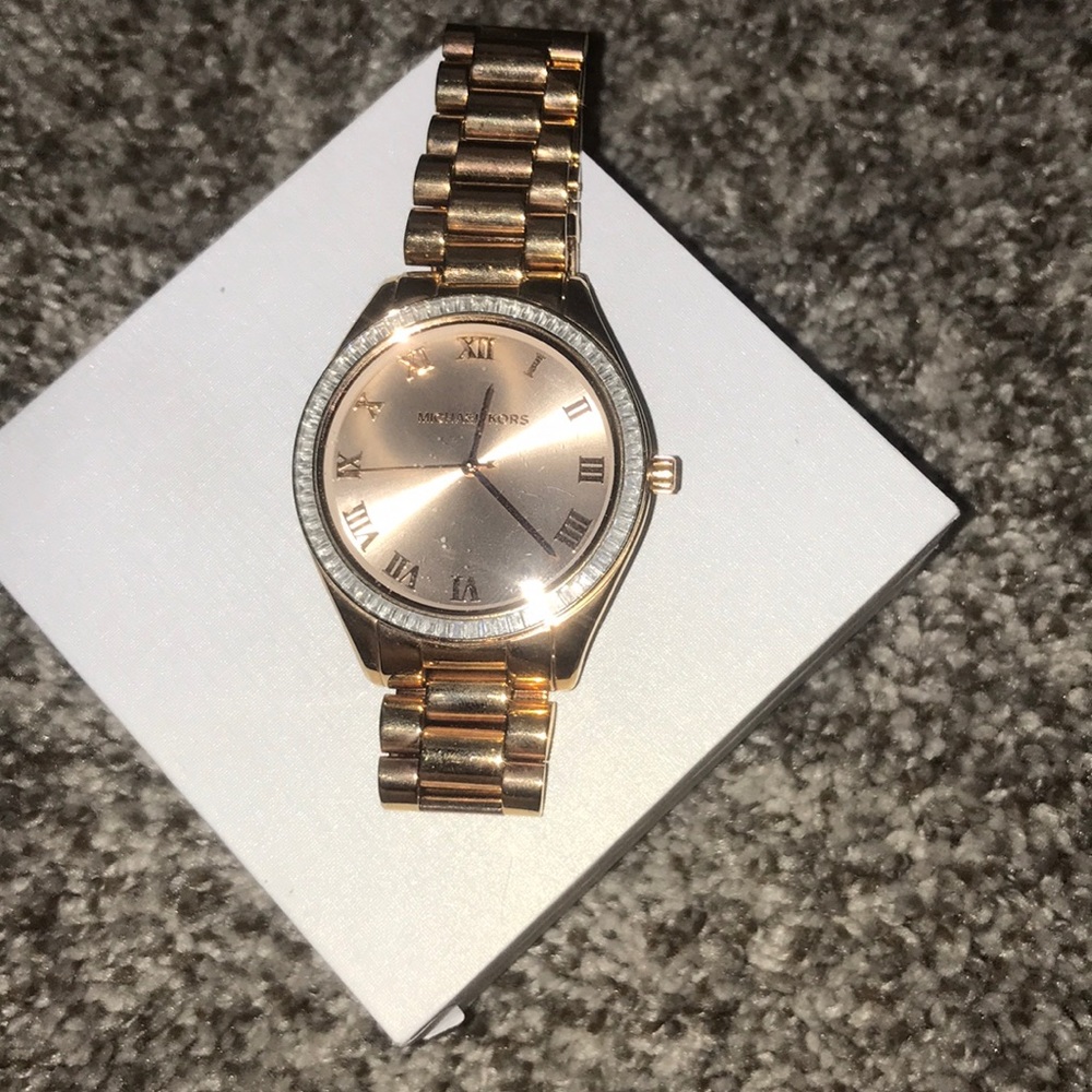 Rose Gold Micheal Kors Watch